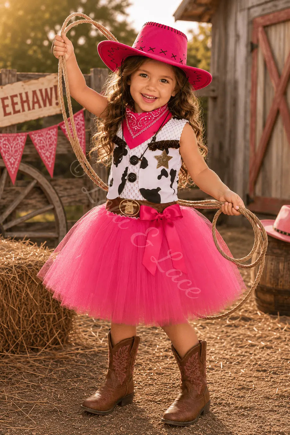 Cowgirl Cutie Tutu Dress Set Lolli & Lace