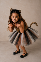 Wild at Heart Safari Cheetah Twirl Dress Set
