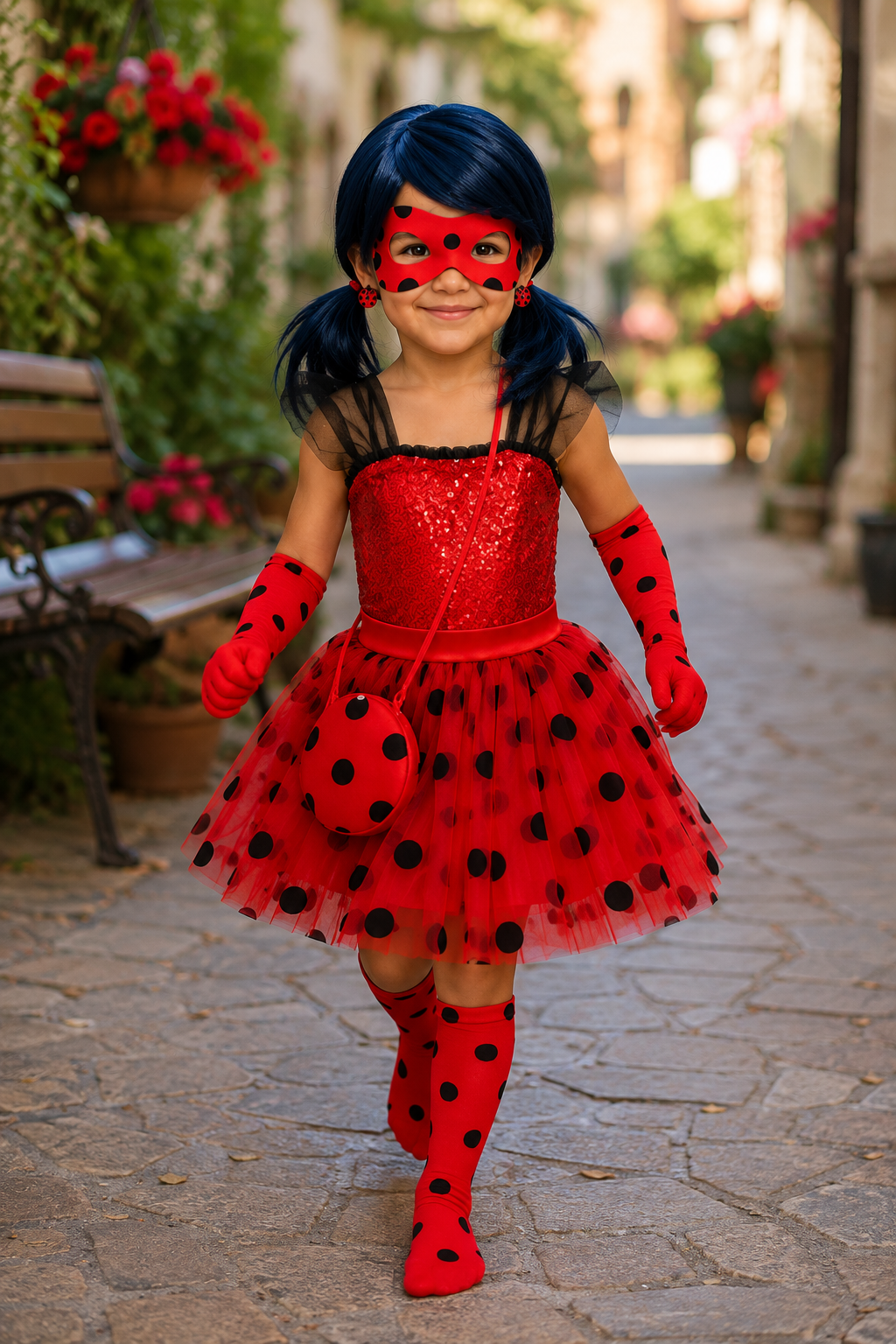 Miraculous Ladybug Superhero Tutu Dress Costume Set