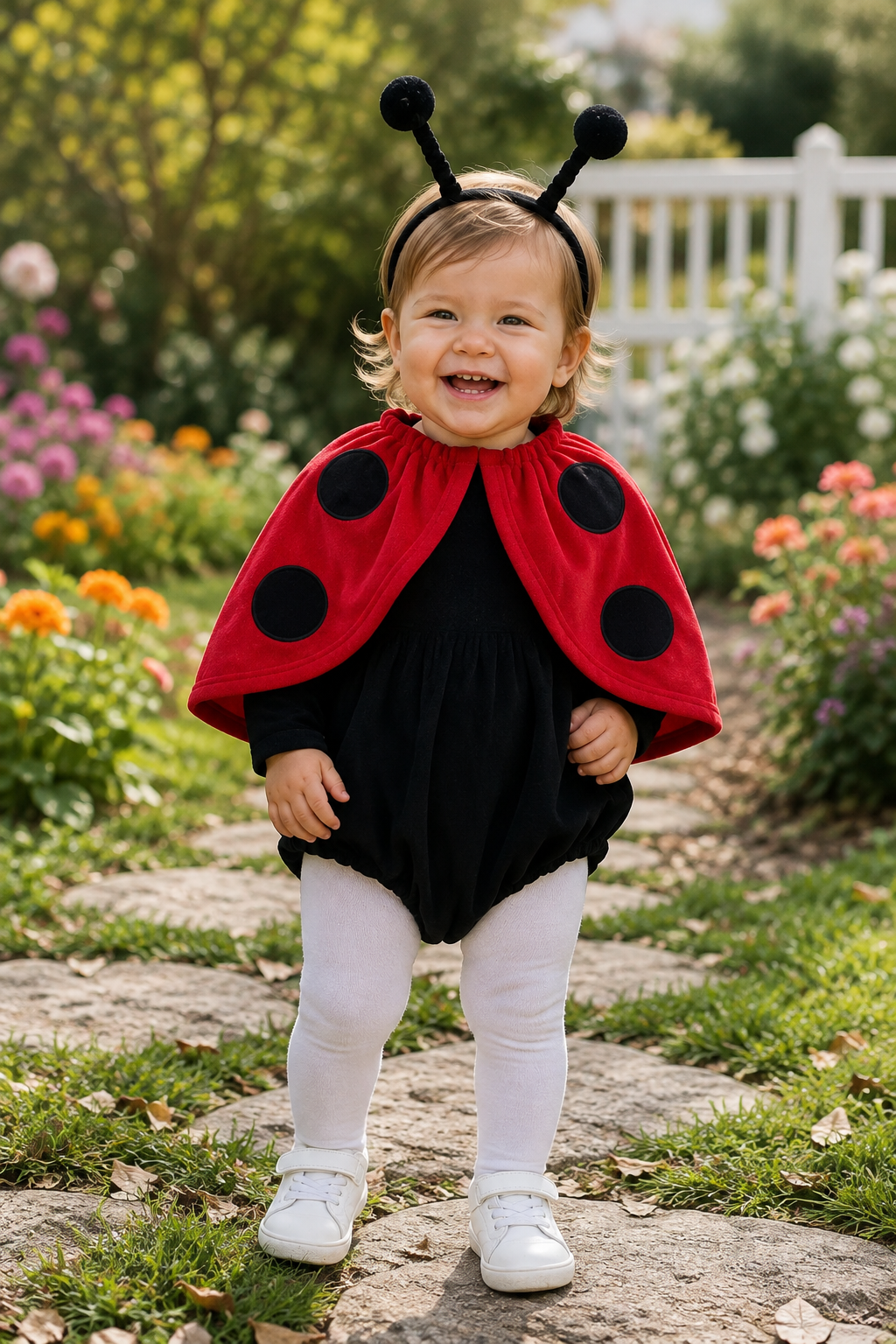 Little Ladybug Love Baby Romper & Cape Costume Set