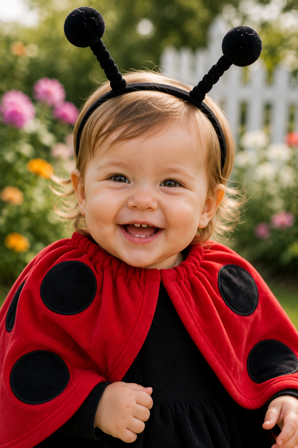Little Ladybug Love Baby Romper & Cape Costume Set