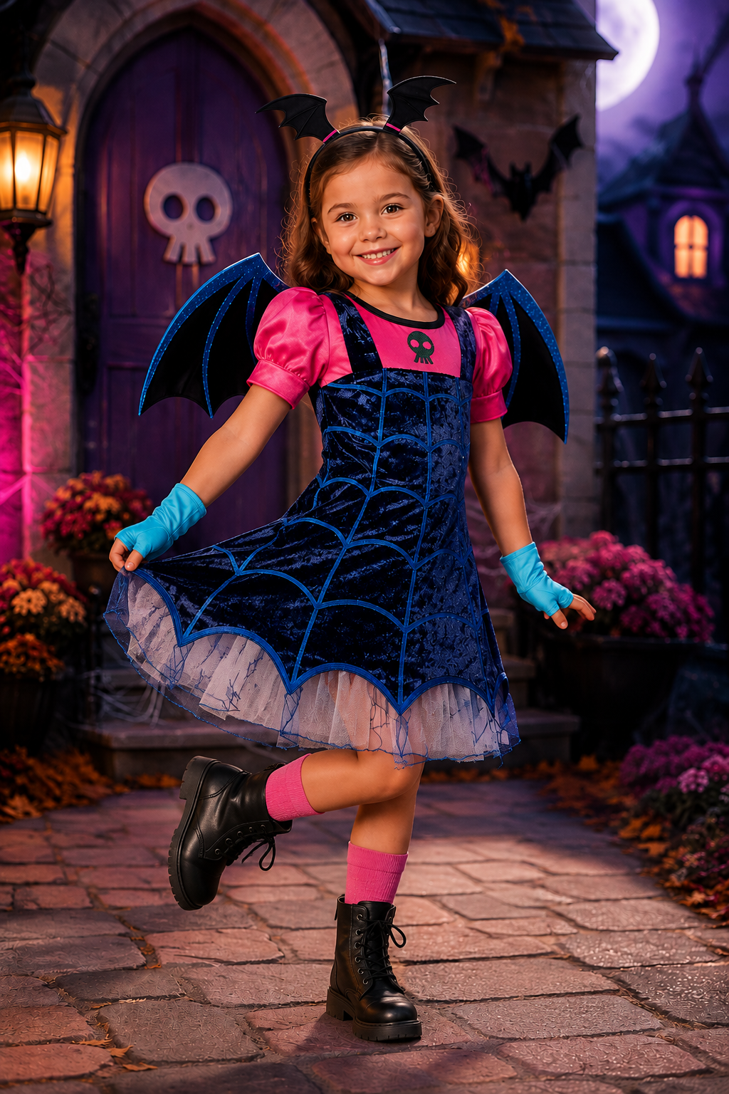 Vampirina Vampire Dress Costume & Accessory Set