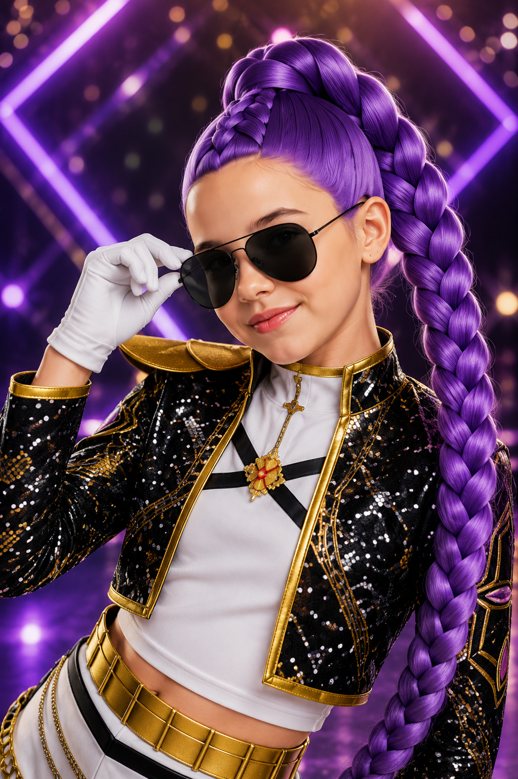 Rumi Demon Hunters Deluxe Pop Star Costume & Accessory Set