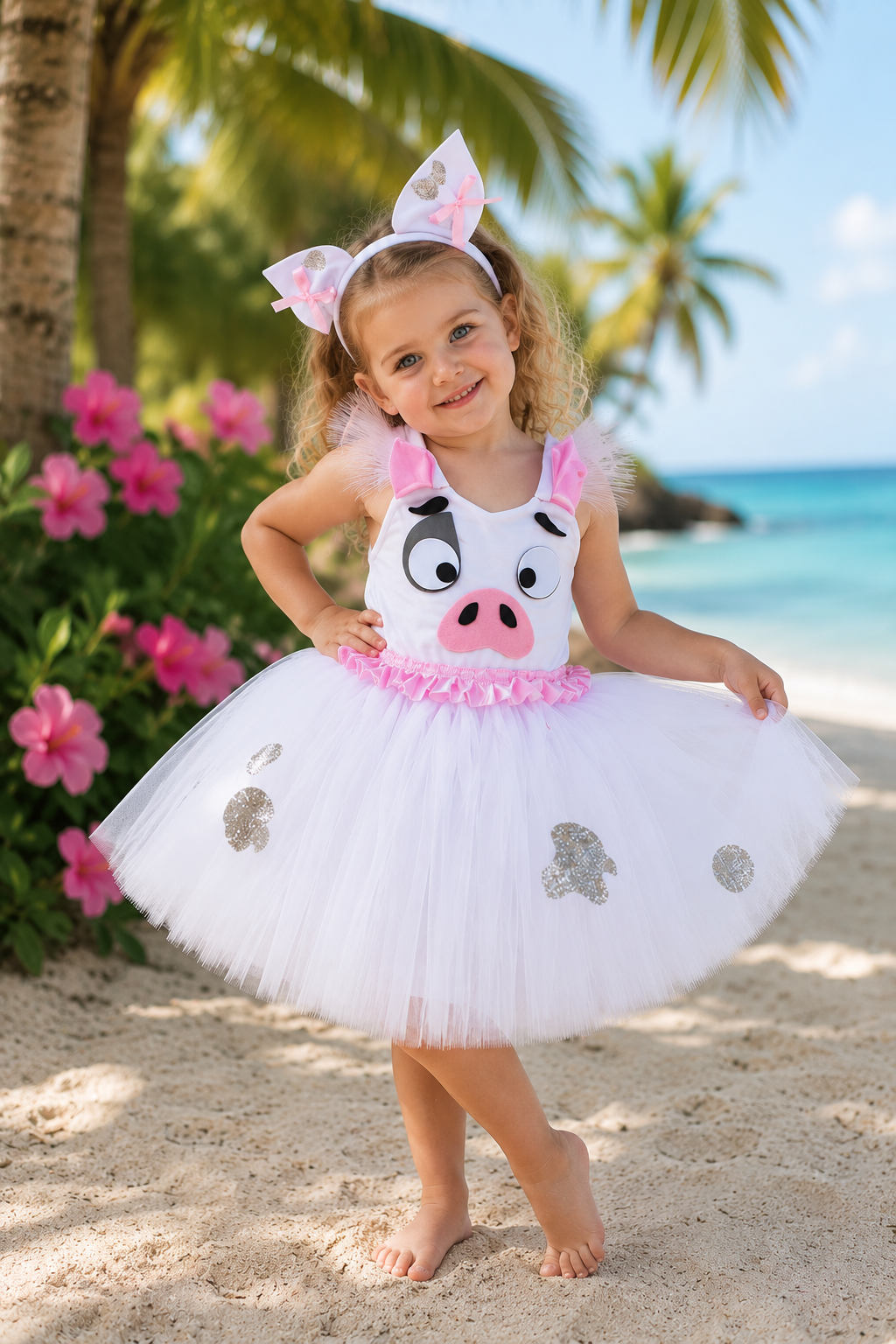 Pua’s Island Adventure Tutu Dress & Headband Set