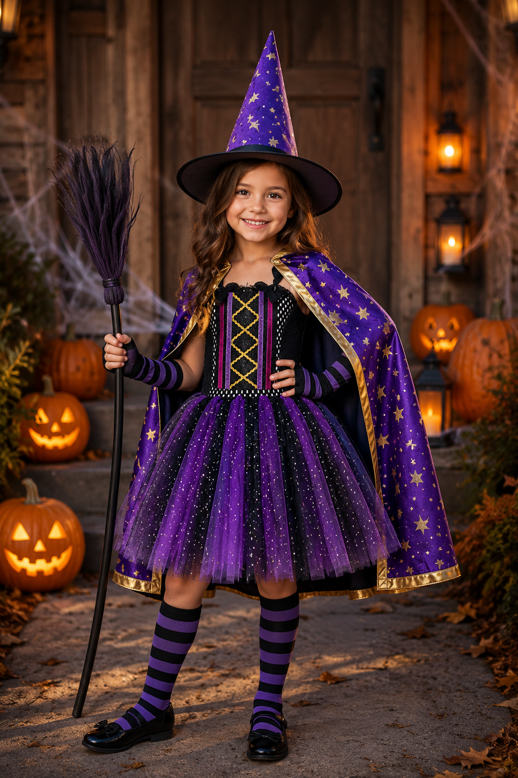 Midnight Magic Witch Tutu Dress & Costume Set