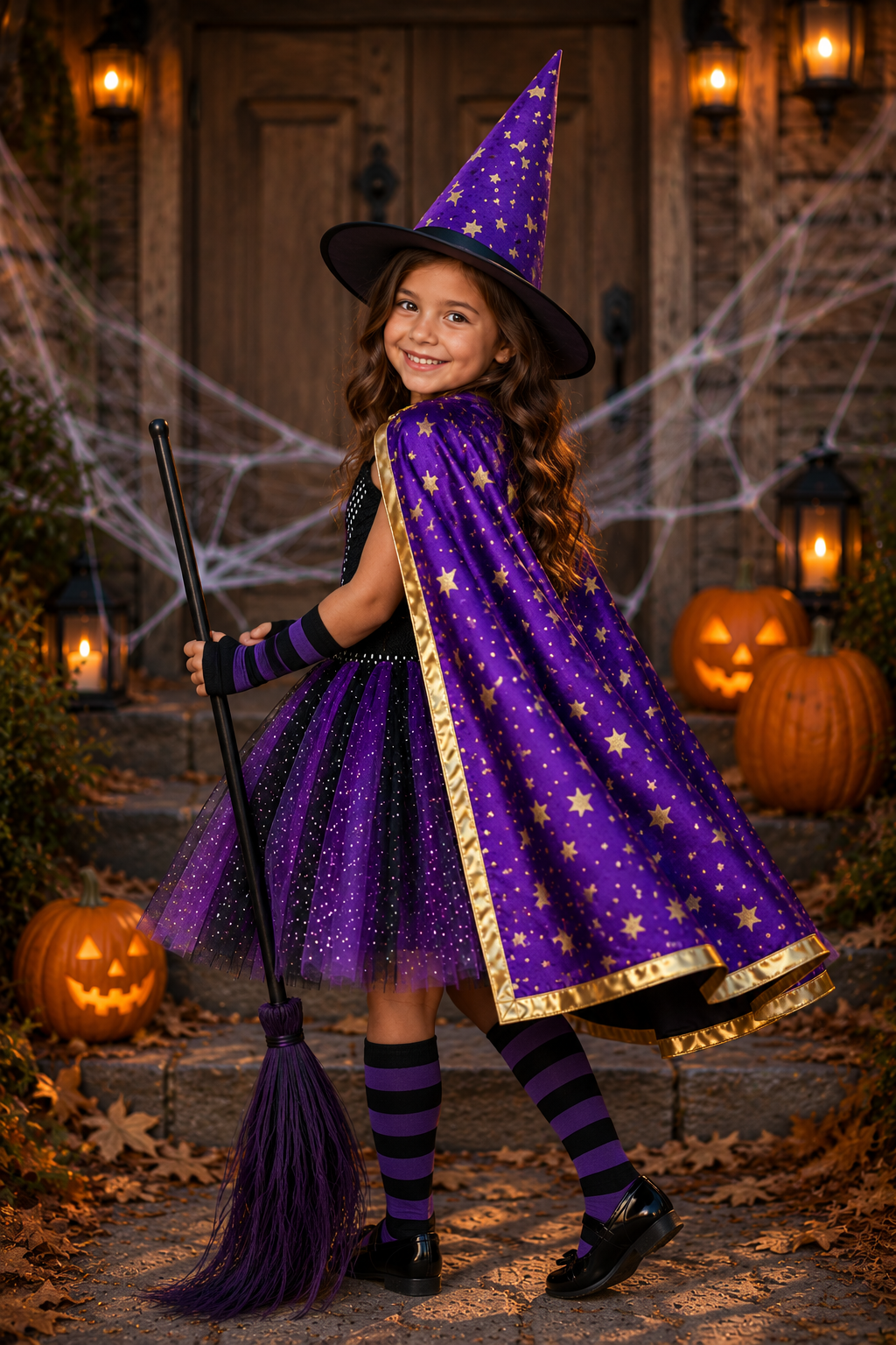 Midnight Magic Witch Tutu Dress & Costume Set