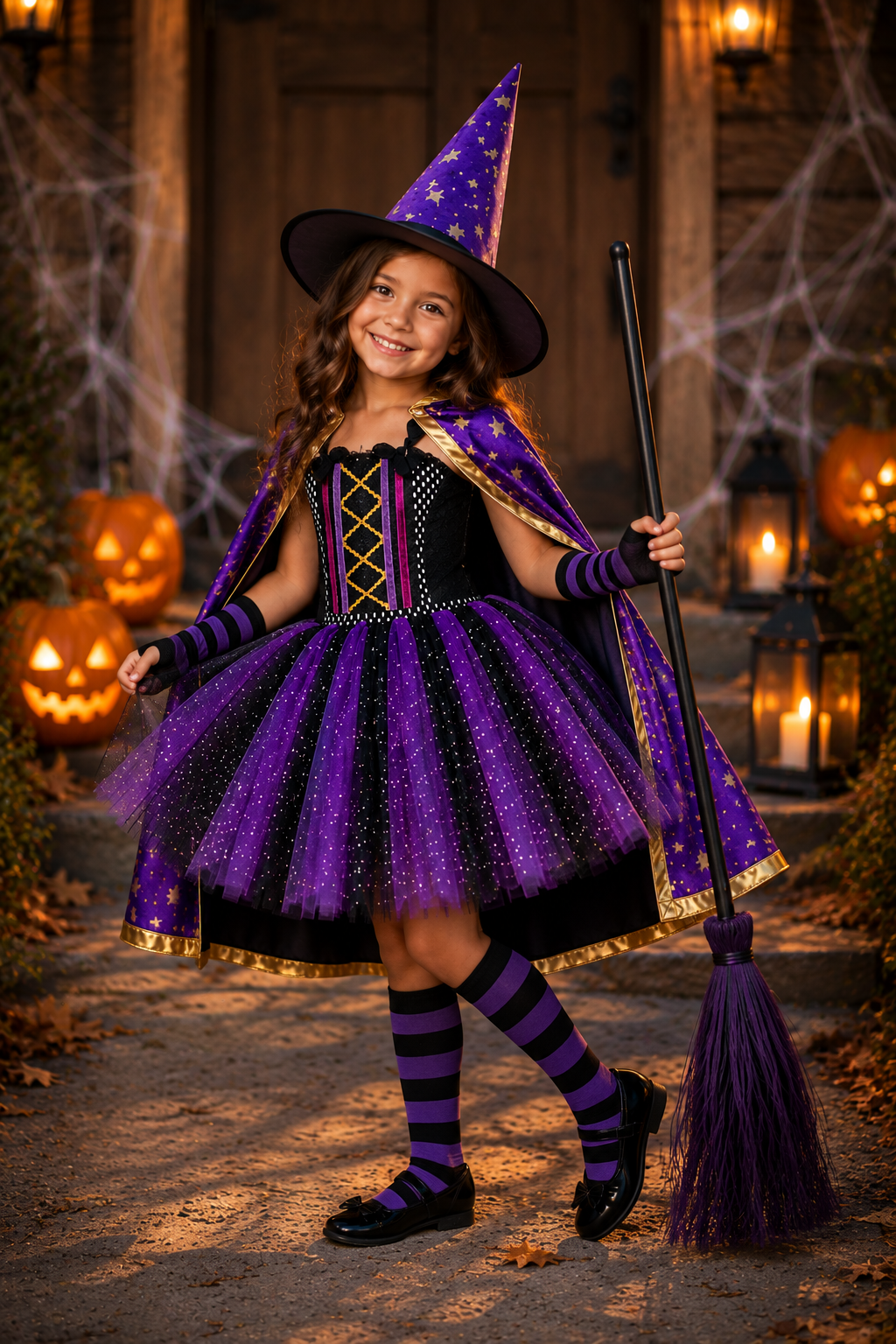 Midnight Magic Witch Tutu Dress & Costume Set