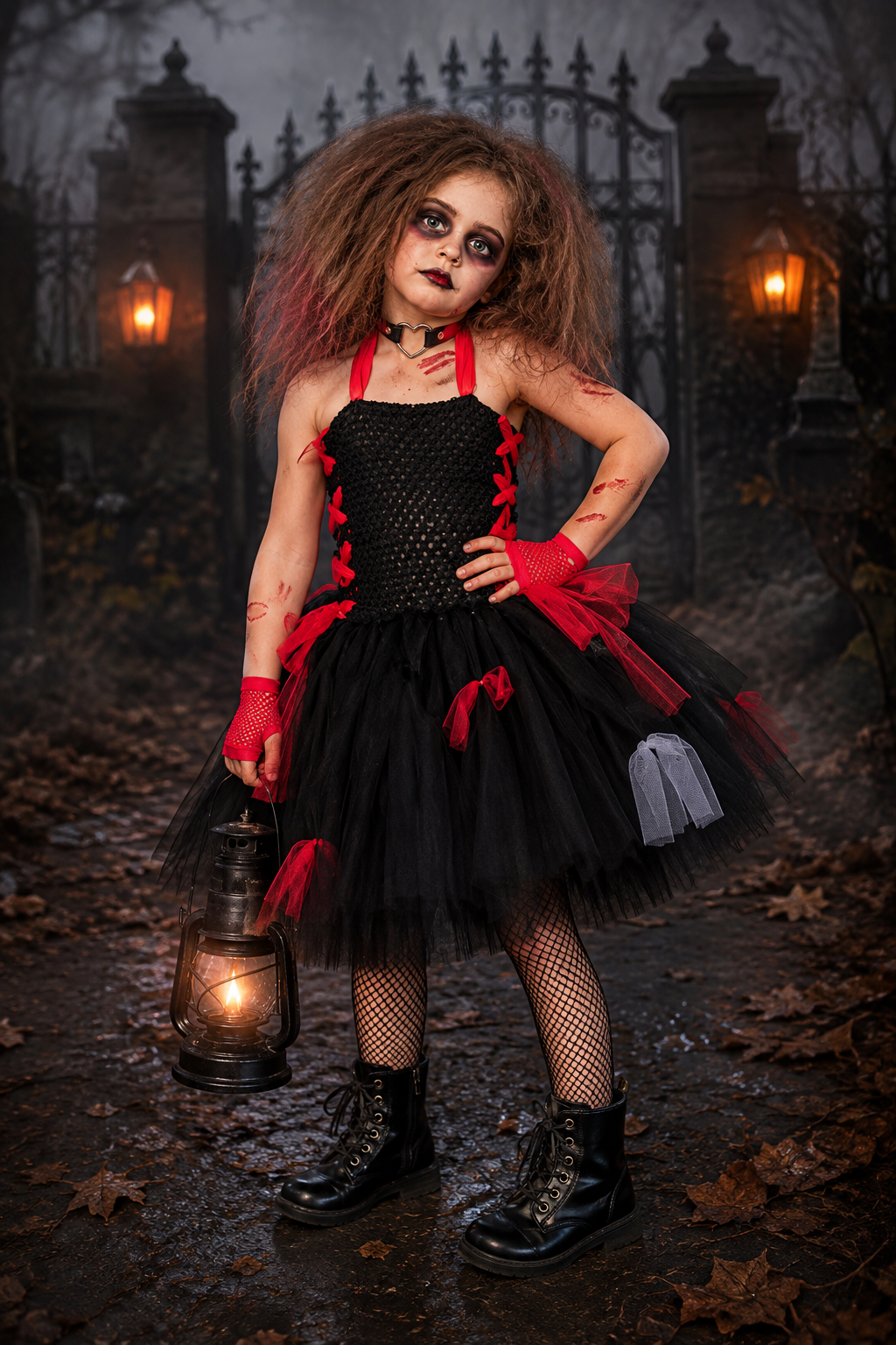 Zombie After Dark Tutu Dress & Accessory Set