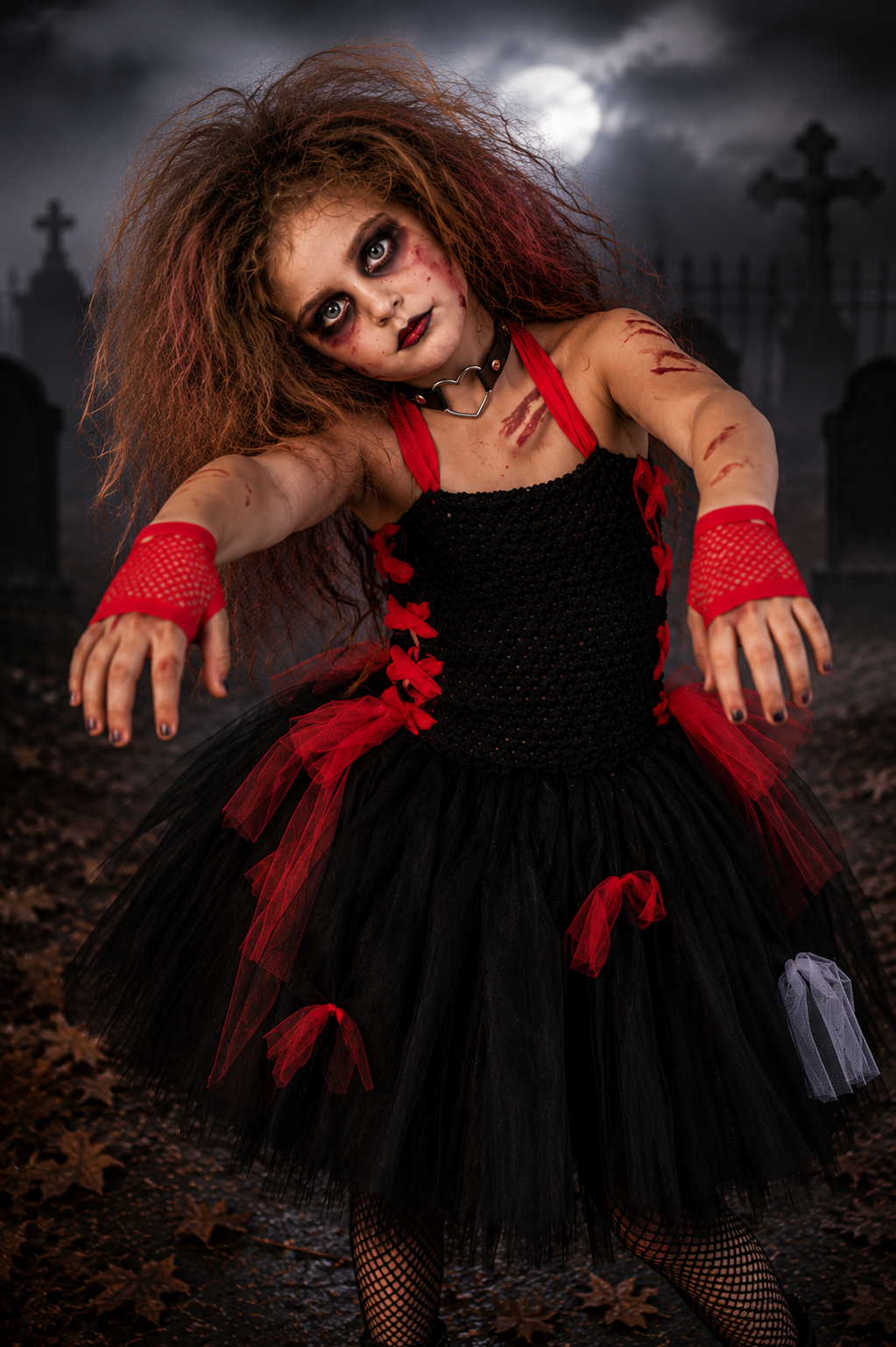 Zombie After Dark Tutu Dress & Accessory Set