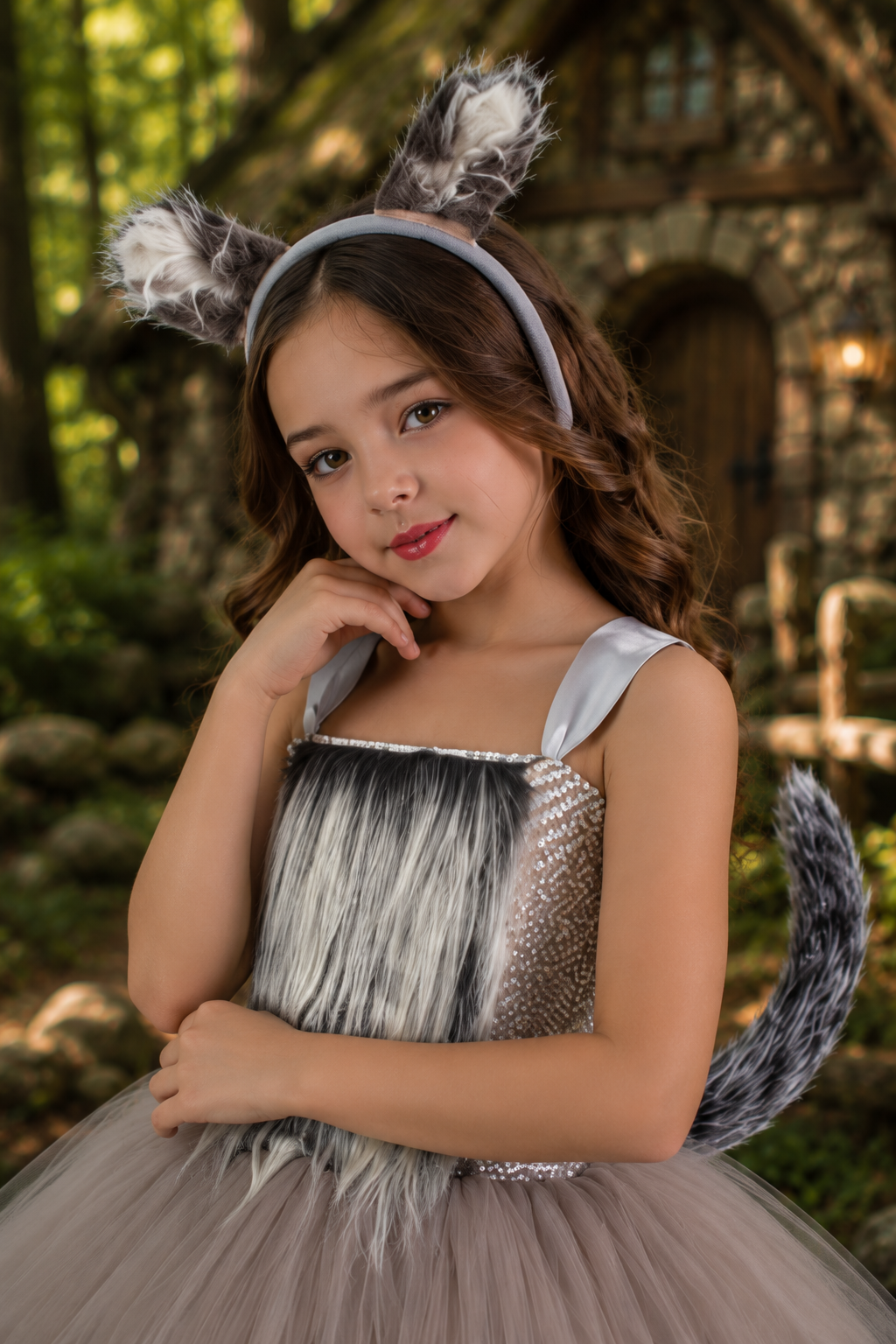 Big Bad Wolf Woodland Tutu Costume Set