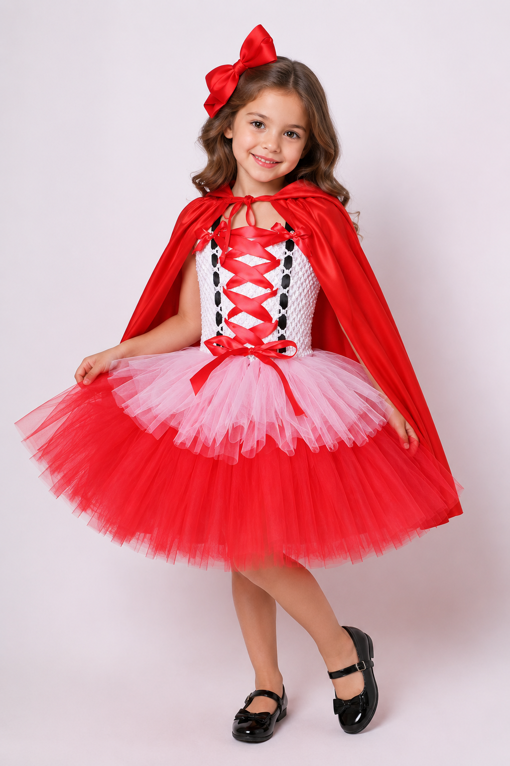 Little Red’s Woodland Adventure Tutu Dress & Cape Set