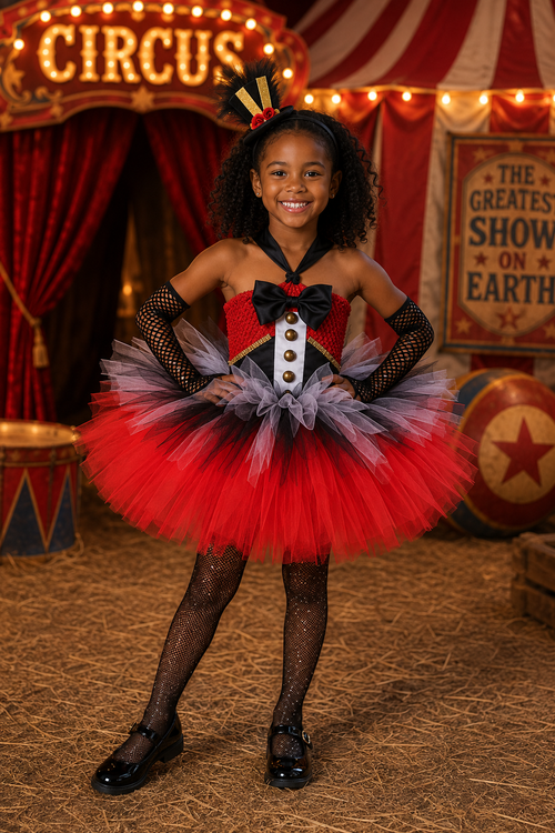 Big Top Darling Ringmaster Tutu Dress & Hat Set