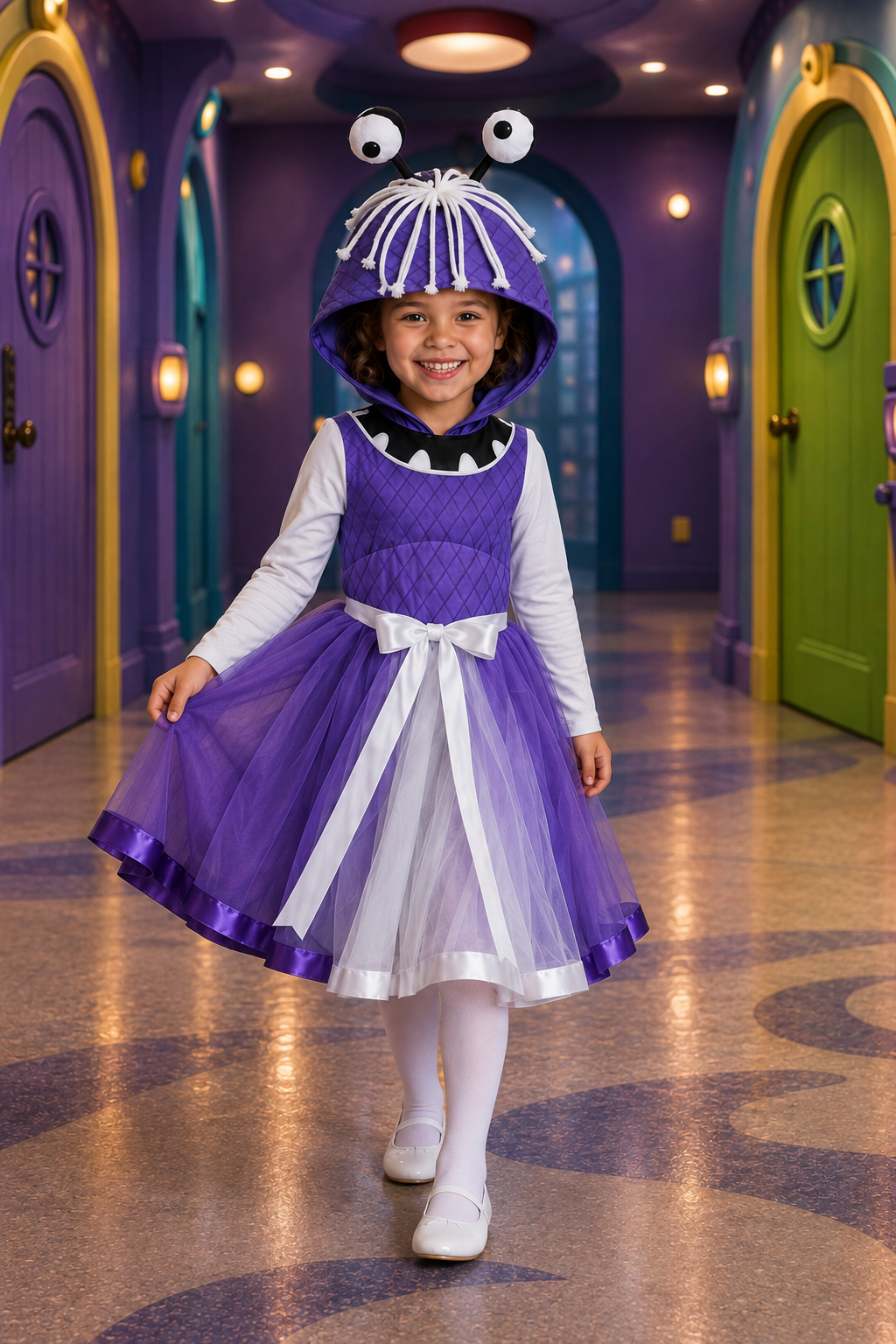 Monsters Inc. Scare Squad Hooded Tutu Dress Collection