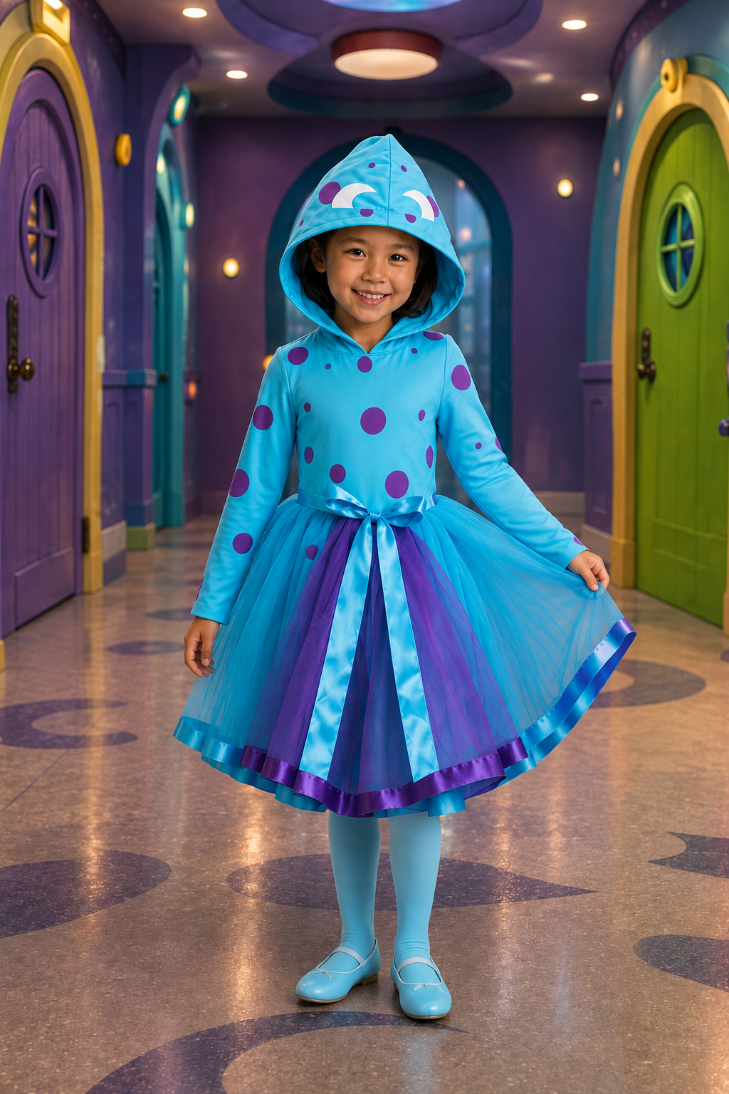 Monsters Inc. Scare Squad Hooded Tutu Dress Collection