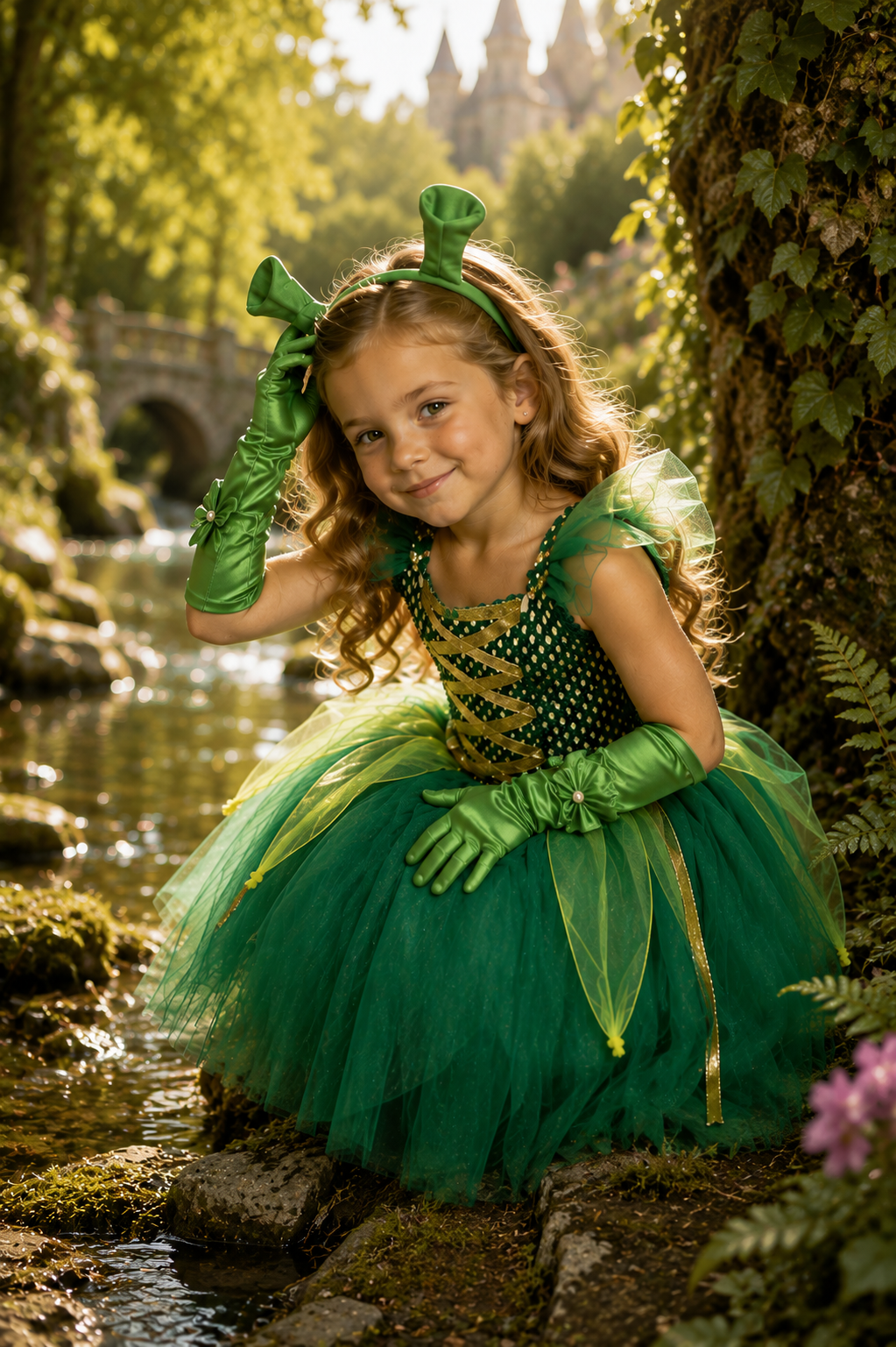 Ogre Princess Fiona Tutu Dress & Accessory Set