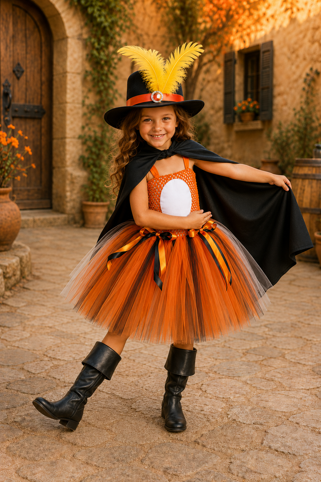 Puss in Boots’ Fearless Feline Tutu Dress & Adventure Set