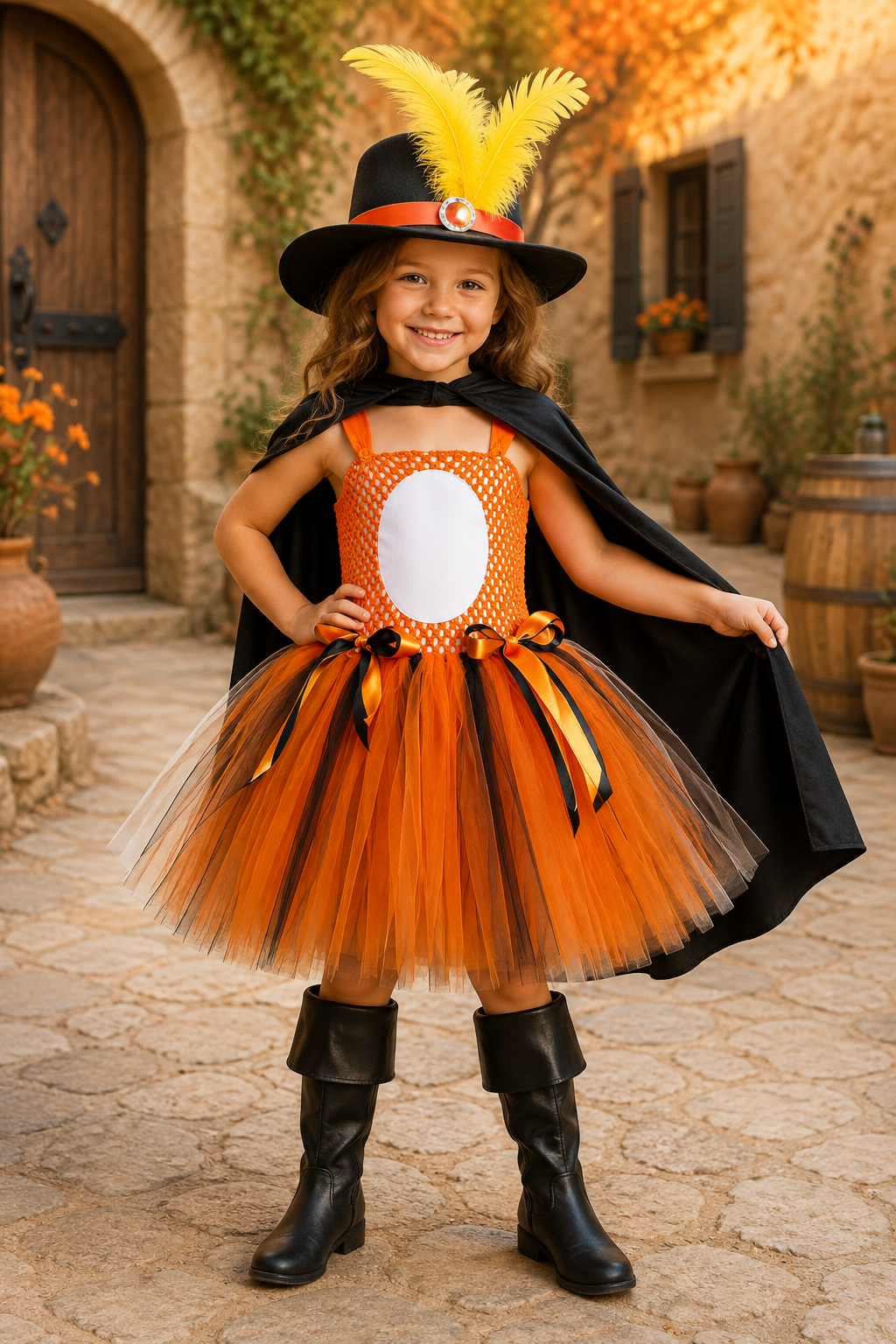 Puss in Boots’ Fearless Feline Tutu Dress & Adventure Set
