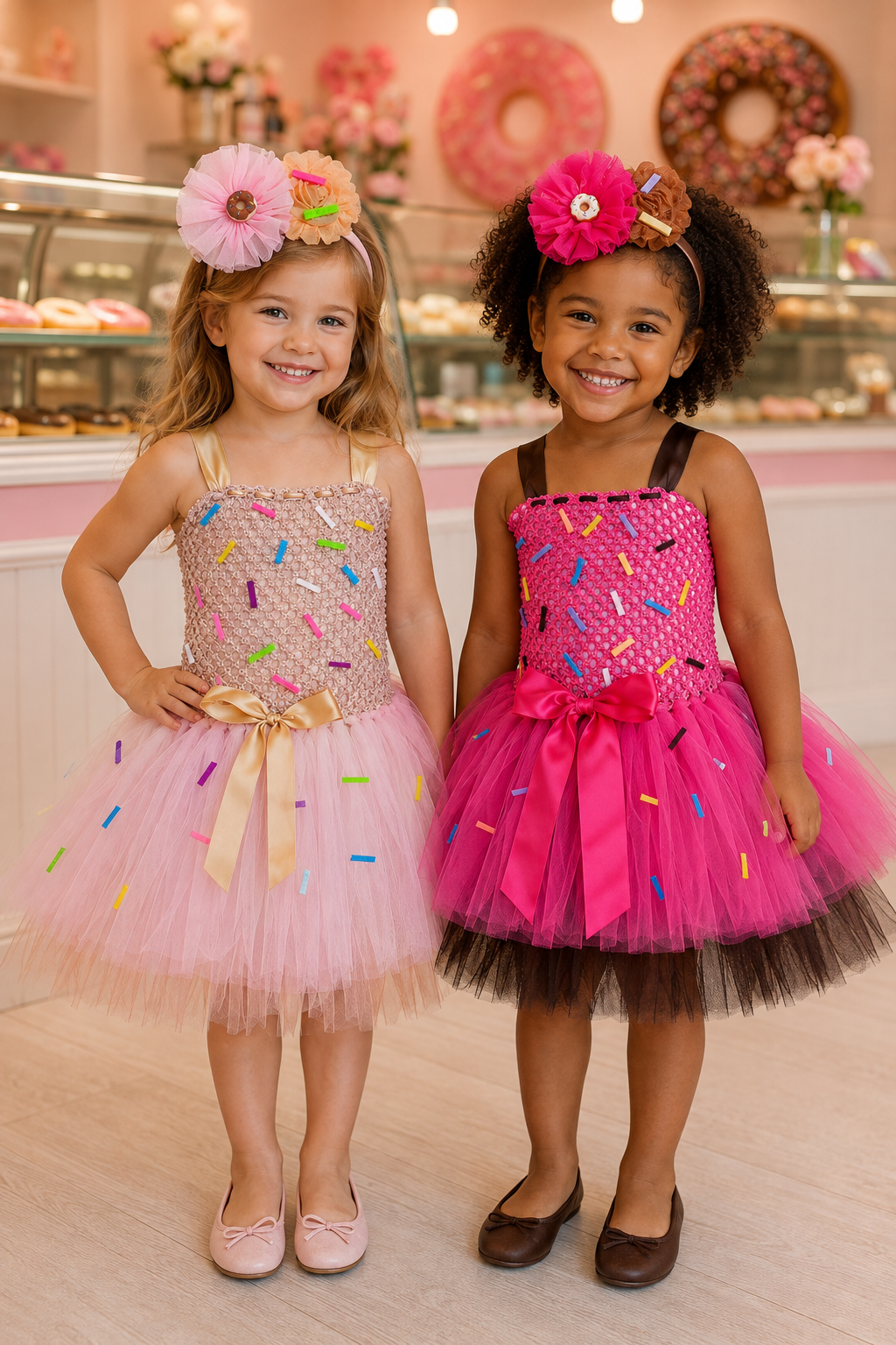 Donut Sprinkle Sweethearts Tutu Dress & Headband Set