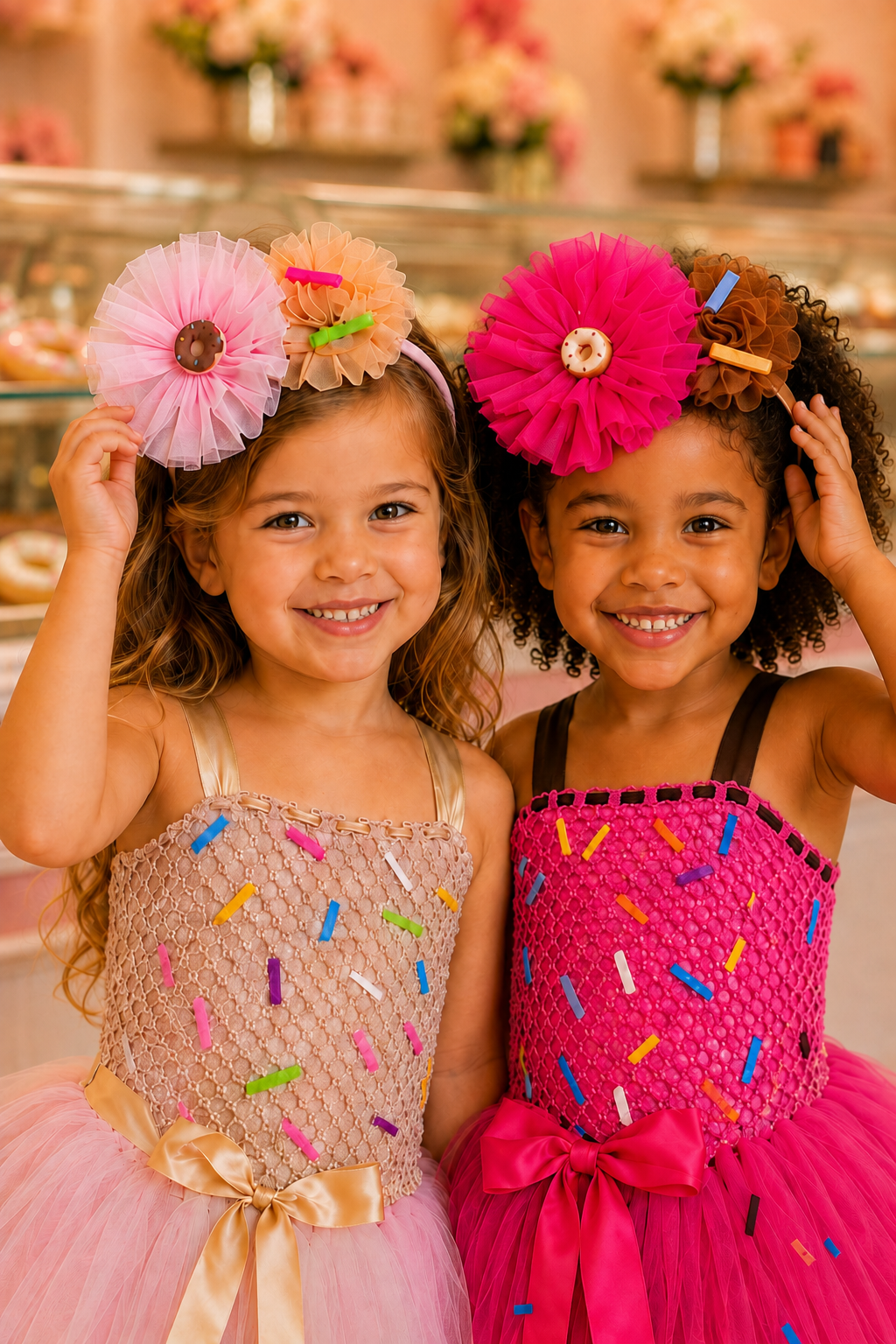 Donut Sprinkle Sweethearts Tutu Dress & Headband Set