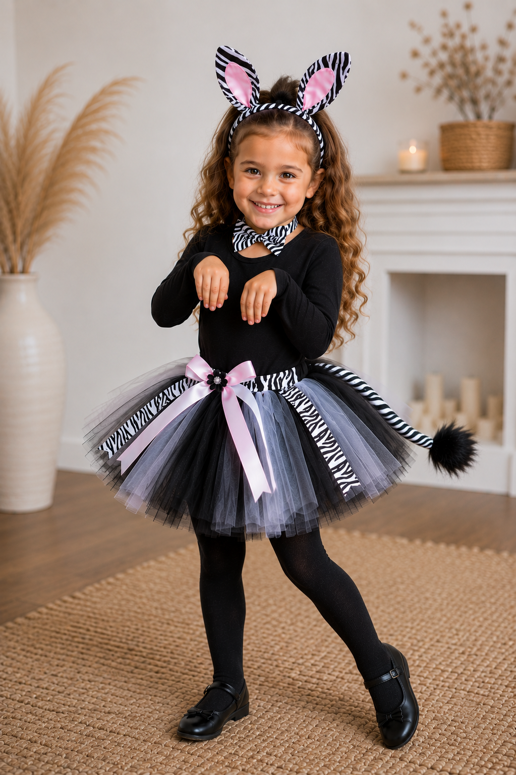 Wild & Twirly Safari Giraffe & Zebra Tutu Costume Set