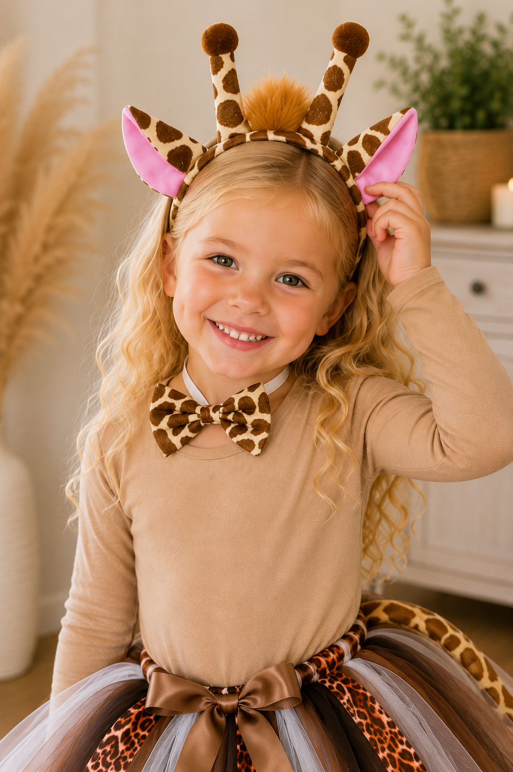 Wild & Twirly Safari Giraffe & Zebra Tutu Costume Set