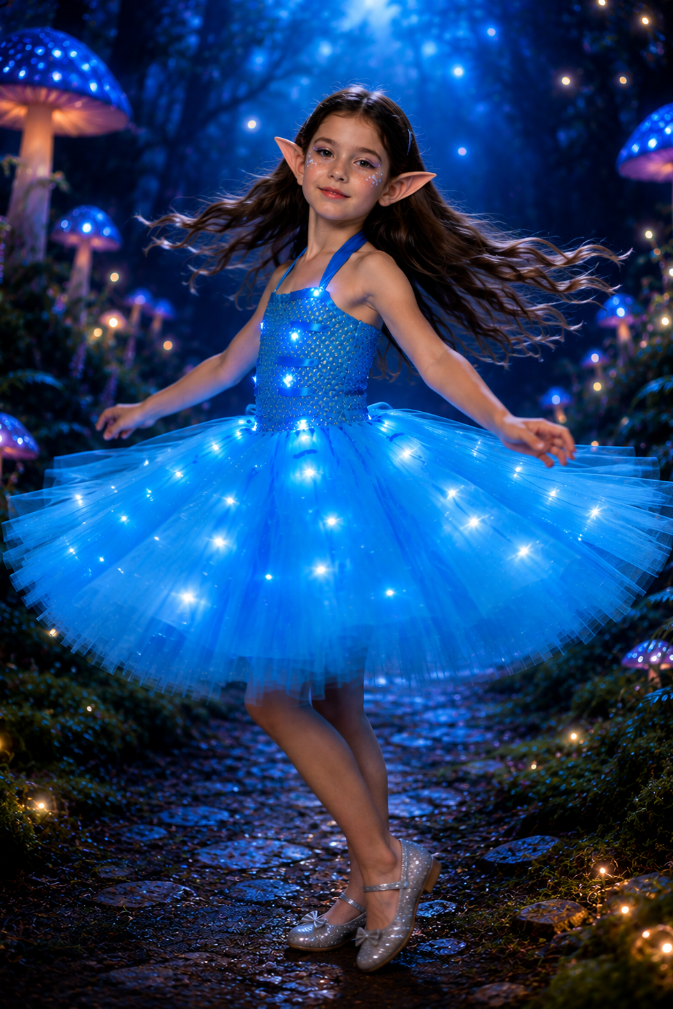 Avatar Enchanted Forest LED Tutu Dress & Elf Ear Set