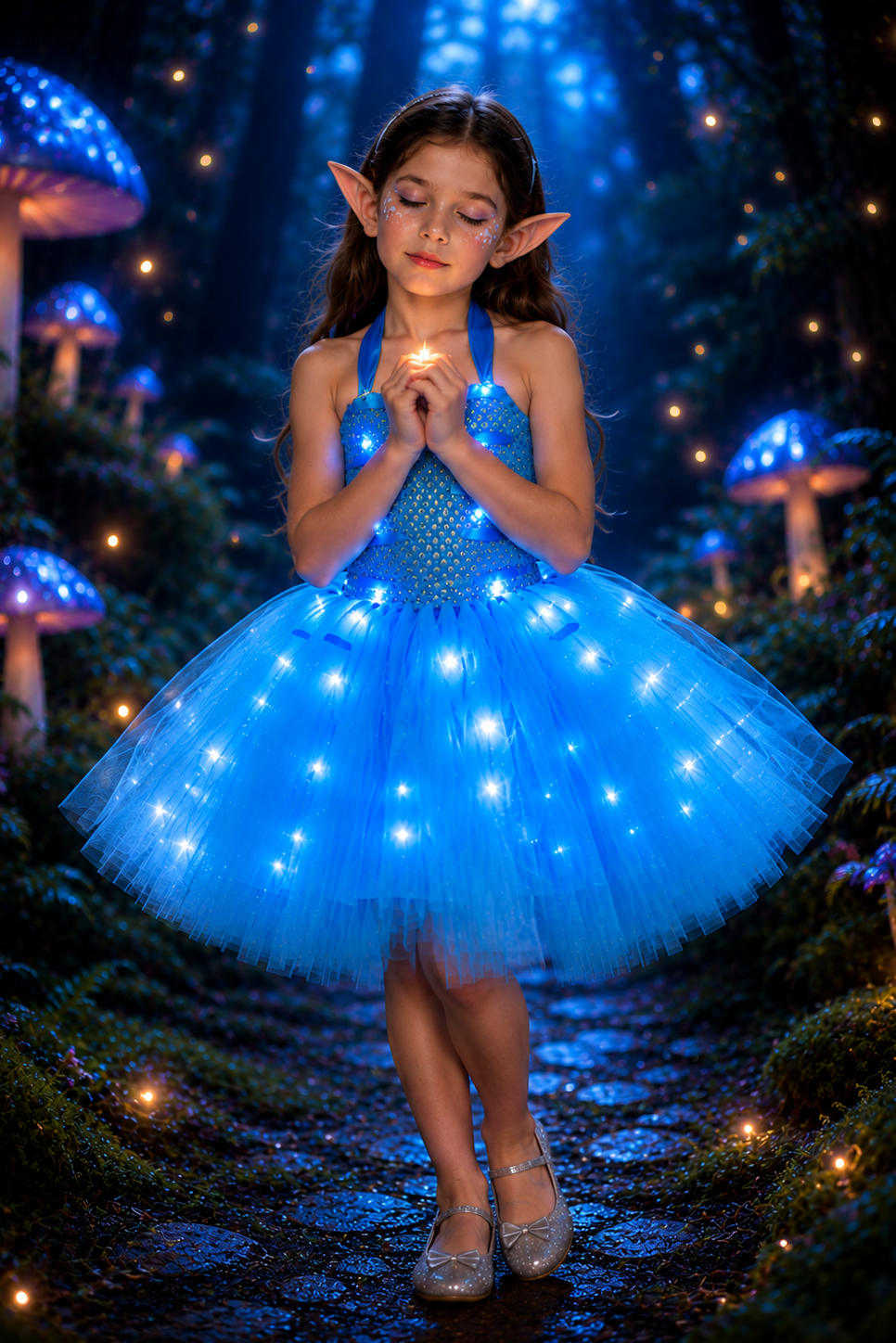 Avatar Enchanted Forest LED Tutu Dress & Elf Ear Set