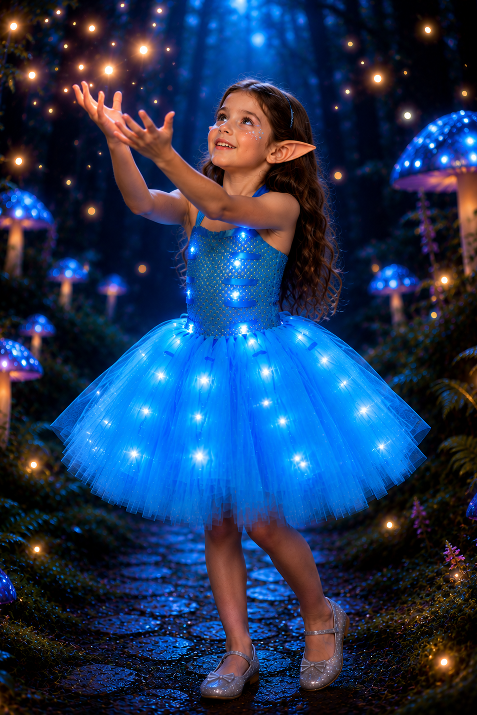 Avatar Enchanted Forest LED Tutu Dress & Elf Ear Set