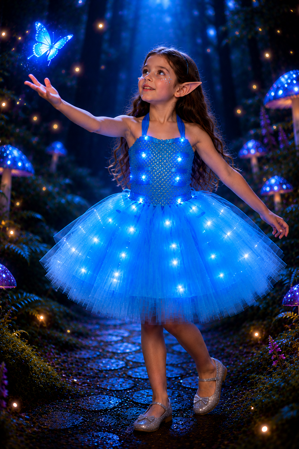 Avatar Enchanted Forest LED Tutu Dress & Elf Ear Set