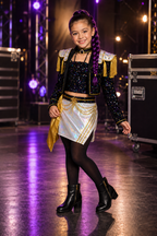Rumi Demon Hunters Midnight Pop Star Costume & Accessory Set