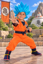 Goku Super Saiyan Blue Ultimate Warrior Costume Set