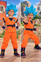 Goku Super Saiyan Blue Ultimate Warrior Costume Set