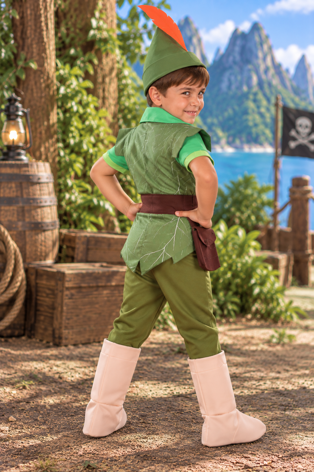 Peter Pan Neverland Adventure Boys Costume & Accessory Set