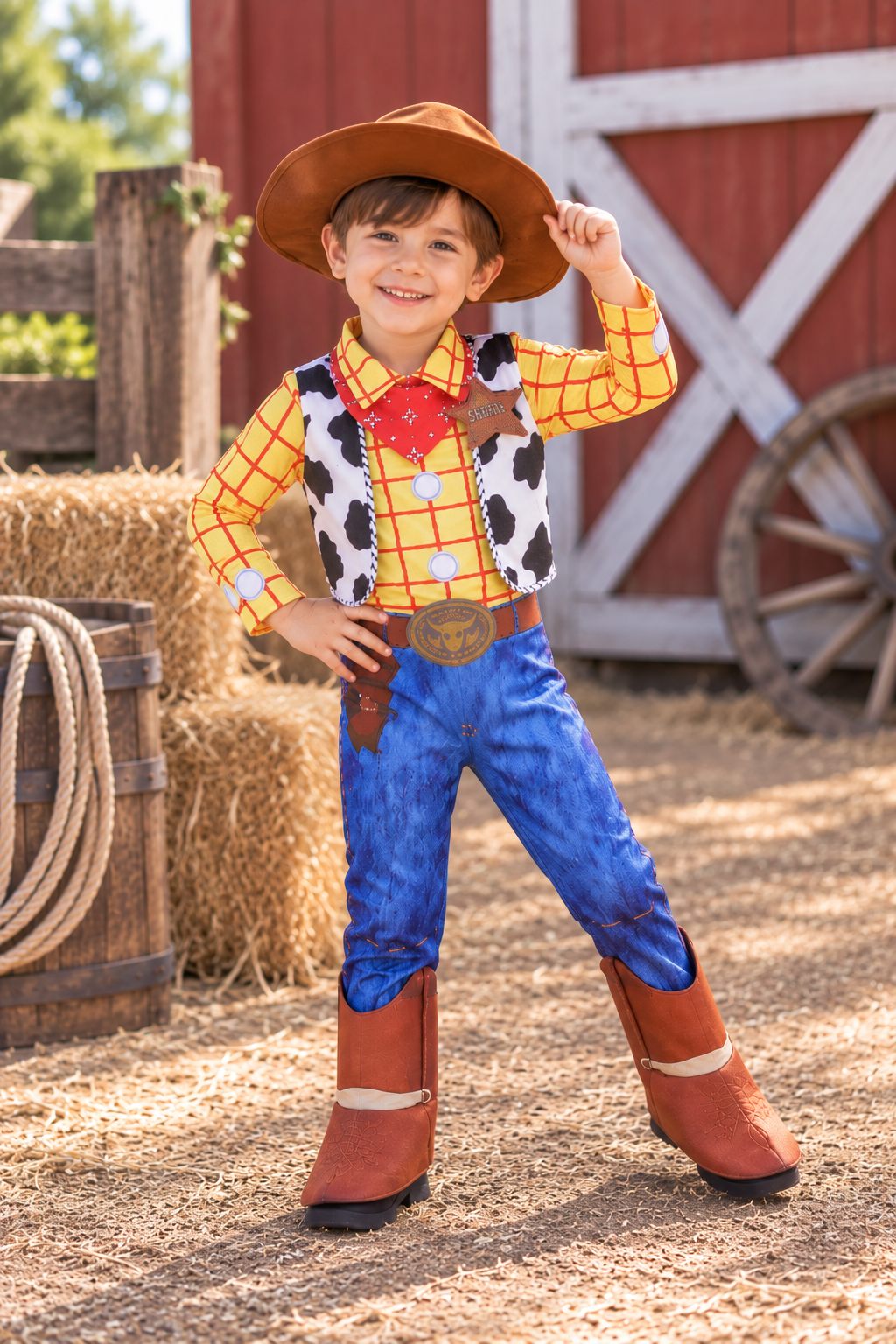 Woody Toy Story Cowboy Adventure Boys Costume & Accessory Set