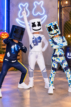 Marshmello DJ Squad Boys Halloween Costume & Helmet Set