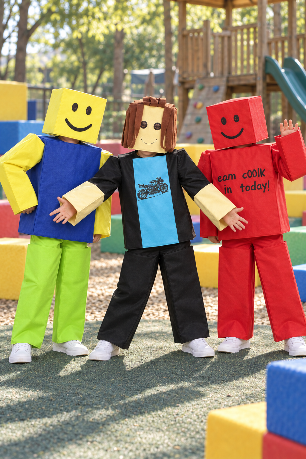 Roblox Legends Noob, Bacon Hair & C00lkidd Boys Costume Collection