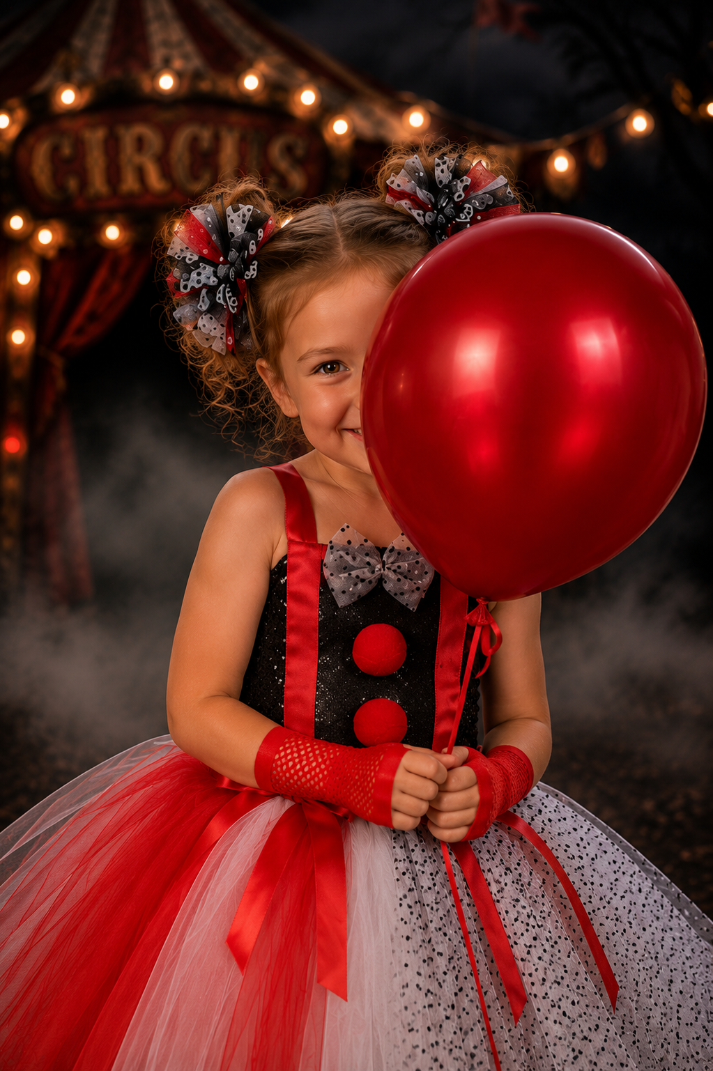 Pennywise's Spooky Circus Tutu Dress & Accessory Set