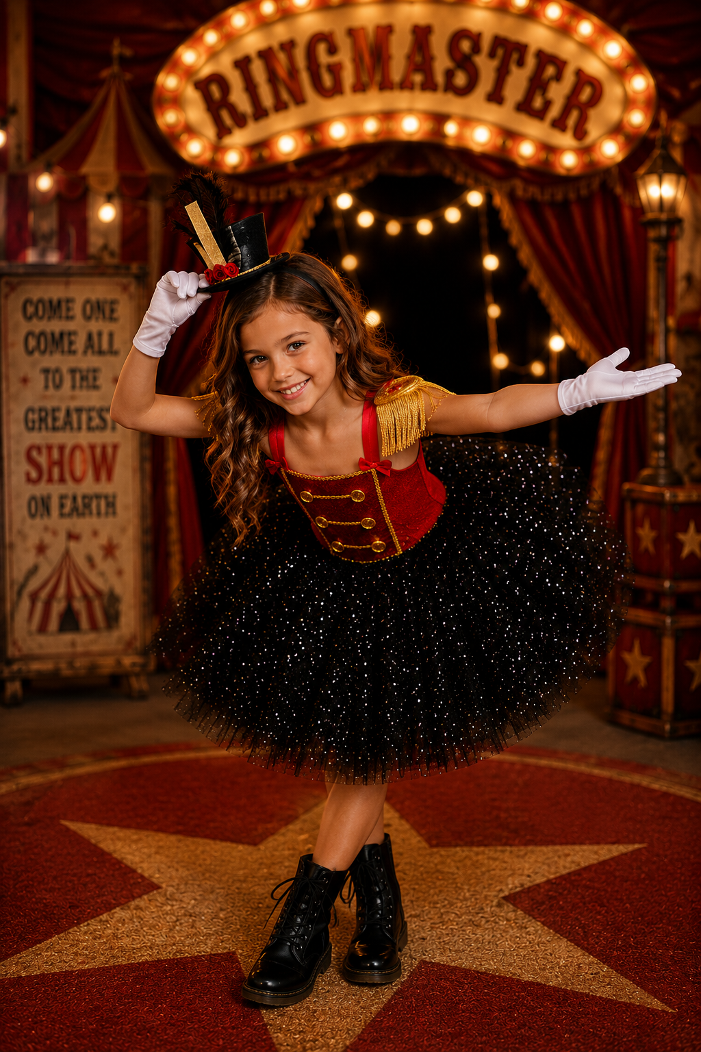 Ringmaster's Grand Circus Sparkle Tutu Dress & Accessory Set