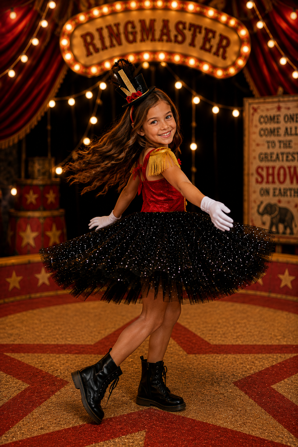 Ringmaster's Grand Circus Sparkle Tutu Dress & Accessory Set