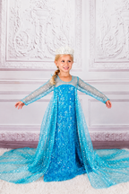 Elsa's Ice Crystal Dreams Sparkling Princess Dress