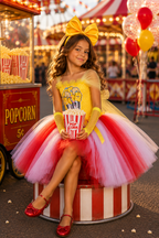 Poppin' Sweet Popcorn Princess Tutu Dress & Accessory Set
