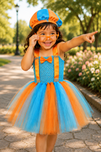 Blippi's Big Adventure Tutu Dress, Hat & Glasses Set