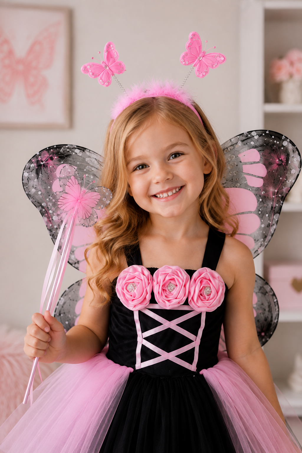 Blushing Butterfly Dreams Tutu Dress & Accessory Set