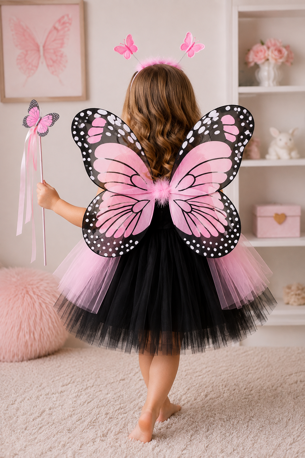 Blushing Butterfly Dreams Tutu Dress & Accessory Set