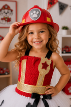 Robe tutu et ensemble d'accessoires de sauvetage Marshall's Firehouse Hero