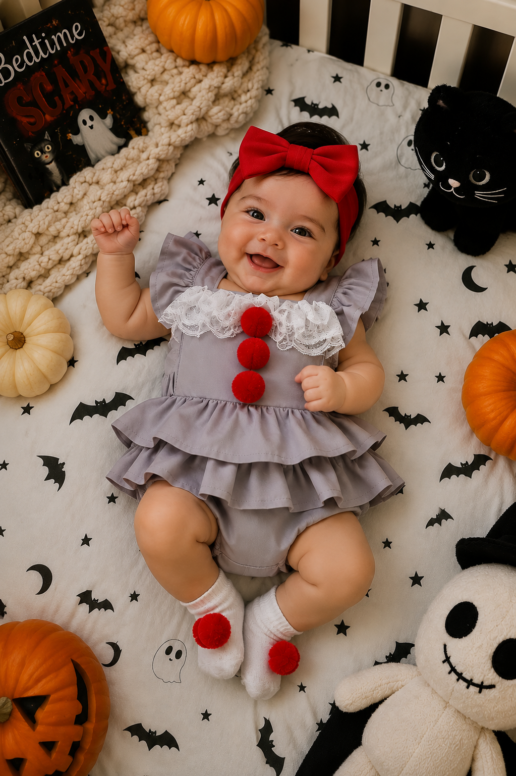 Pennywise’s Little Scare Baby Halloween Romper
