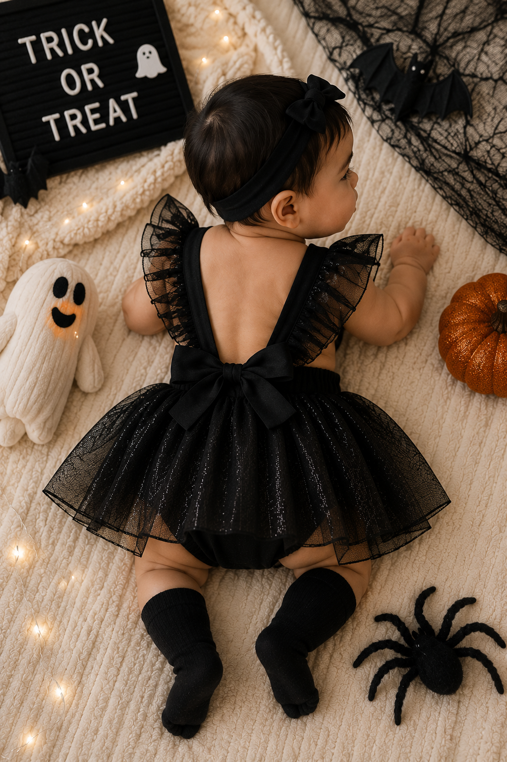 Little Bones Baby Skeleton Halloween Romper
