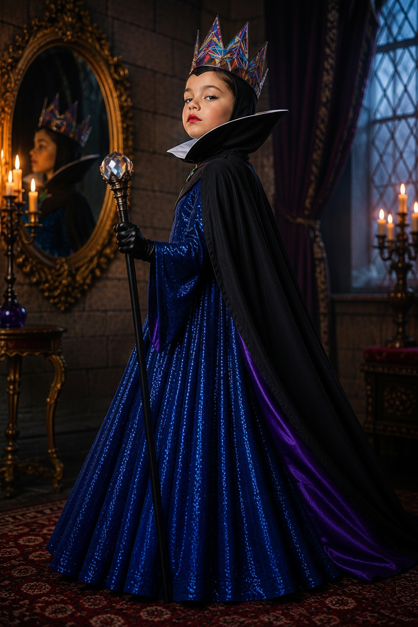 Fairest of Them All Evil Queen Costume Dress & Accessory Set