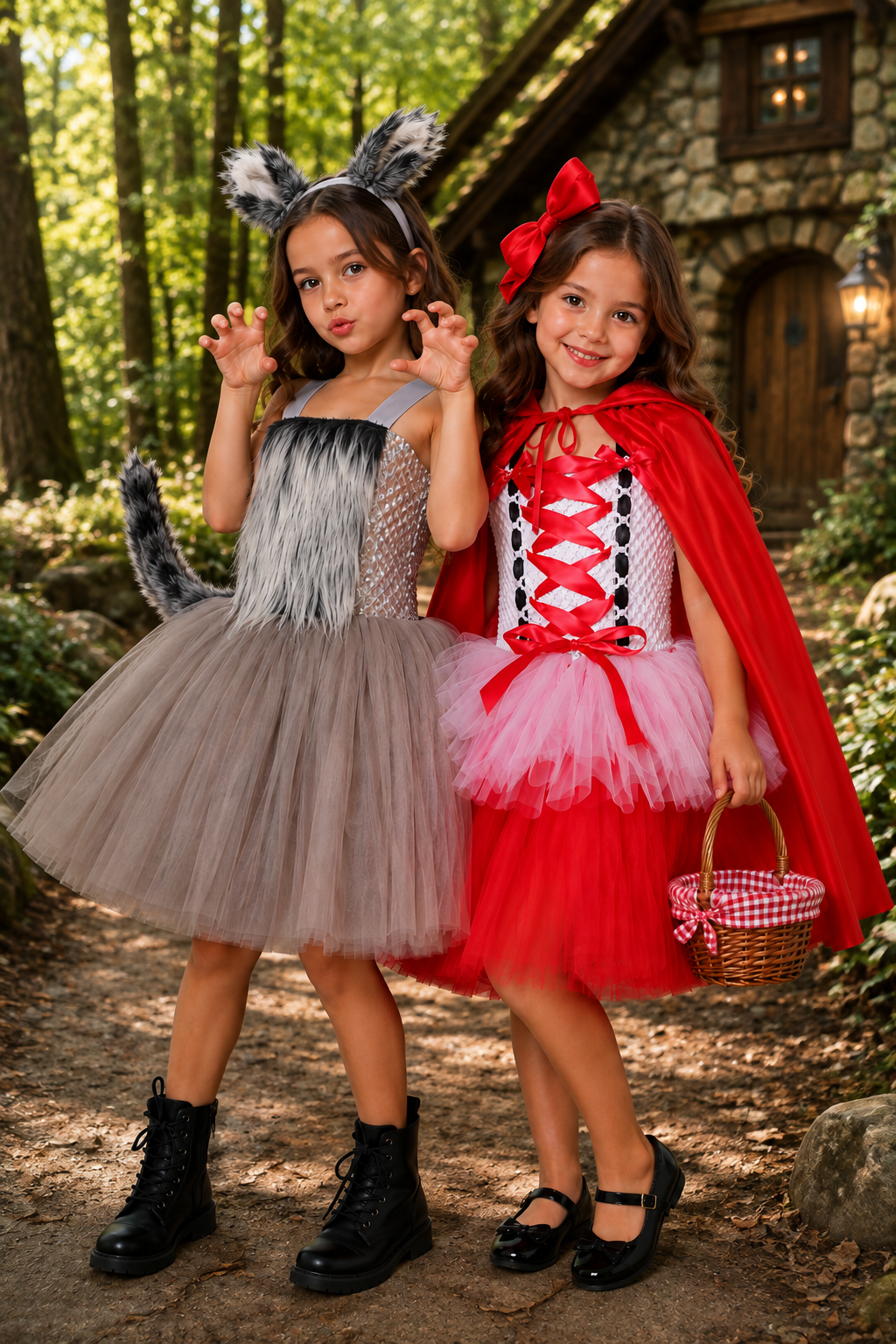 Big Bad Wolf Woodland Tutu Costume Set