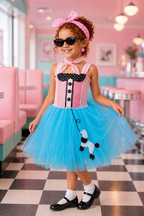 Ensemble Robe Fille Caniche Rétro Rock'n'Roll